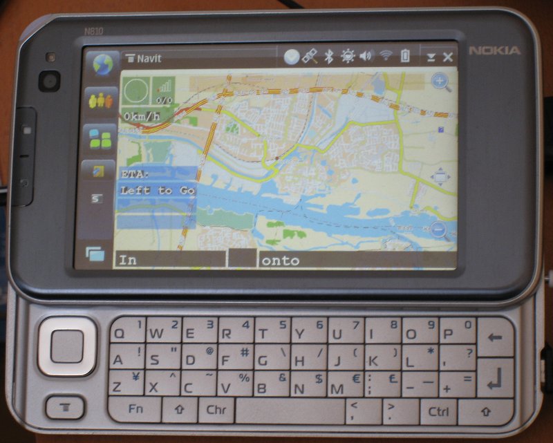 Navit on Nokia N810