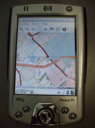 Navit on iPAQ H2210