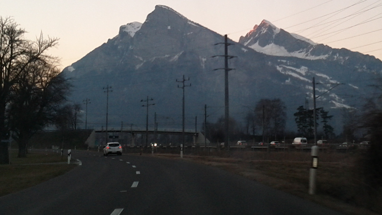 …around a traffic distortion…